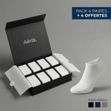 Chaussettes Aéris en fibre de bambou | Anti-transpiration & Anti-odeurs