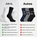 Chaussettes mi-haute Aéris en fibre de bambou | Anti-transpiration & Anti-odeurs