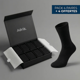 Chaussettes mi-haute Aéris en fibre de bambou | Anti-transpiration & Anti-odeurs