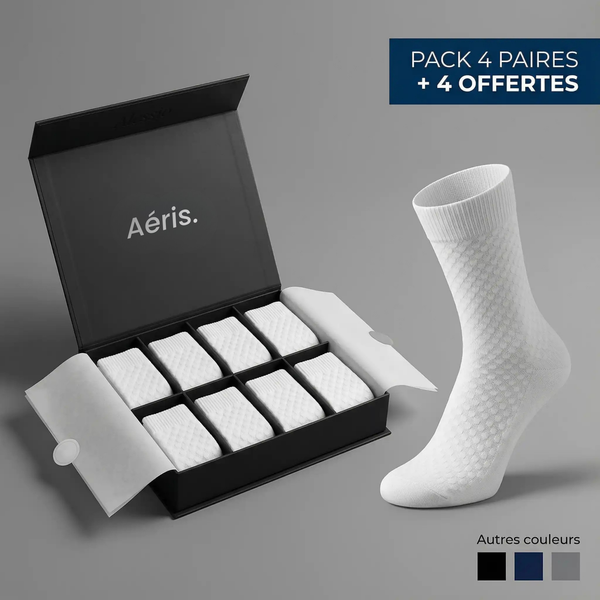 Chaussettes mi-haute Aéris en fibre de bambou | Anti-transpiration & Anti-odeurs